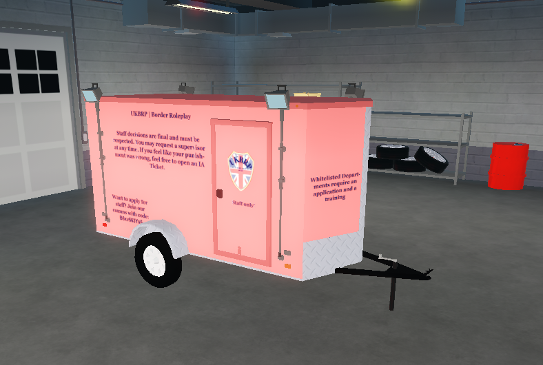 United Kingdom Border Roleplay Staff Trailer